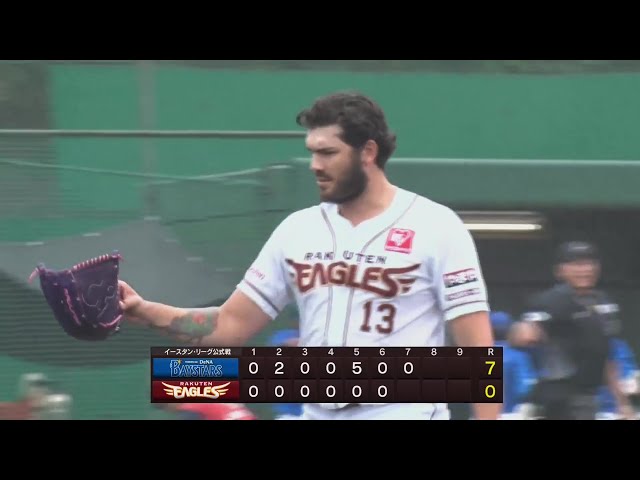【ファーム】最後は三振で締める!! イーグルス・ポンセ 状態の良さがうかがえる充実の投球!! 2024年9月25日 東北楽天ゴールデンイーグルス 対 横浜DeNAベイスターズ