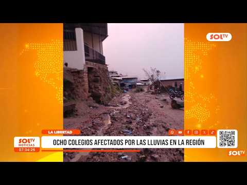 La Libertad: dos caseríos aislados en Otuzco por fuertes lluvias