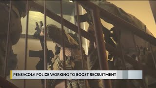 Pensacola Police Department films recruitment video as they look to hire more officers