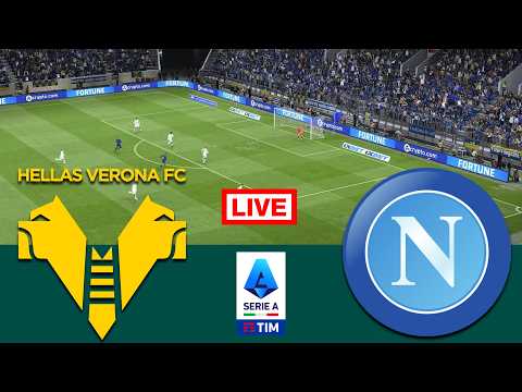 🔴In Diretta : Hellas Verona vs Napoli | Serie A 2025/26 | Streaming completo della partita