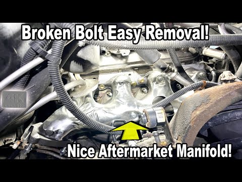 Chevy Suburban Exhaust Manifold Replacement! Tahoe, Silverado, Yukon LS 6.2, 6.0, 5.3, 4.8 Passenger