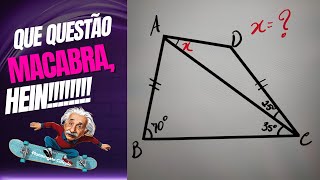 Muitos não conseguem resolver este problema de geometria /  Olimpíada de Matemática 