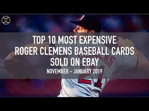 YouTube video about: How much is a roger clemens baseball card worth?
