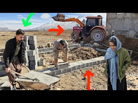 The first day of building Parisa's house: A miracle called perseverance and hope