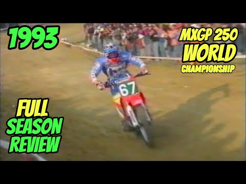 1993 WORLD 250 MOTOCROSS MX GP SEASON REVIEW