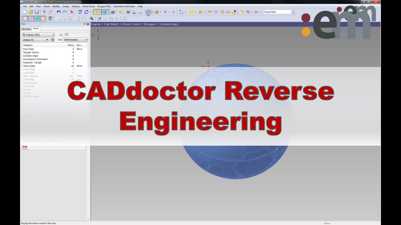 CADdoctor Reverse Engineering