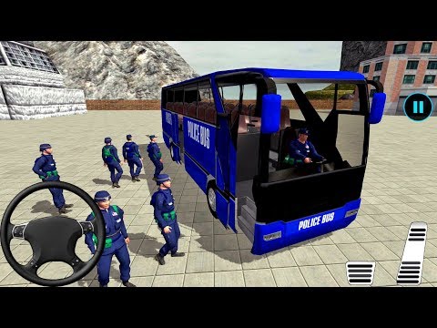 US Police Bus Mountain Driving Simulator - Police Game Android gameplay