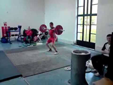 Robin Fourman (18, 85kg) 80 kg Clean and Jerk