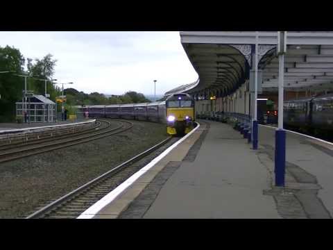 FGW class 57 visits Kilmarnock - 57605 on 5Z56   24-09-13