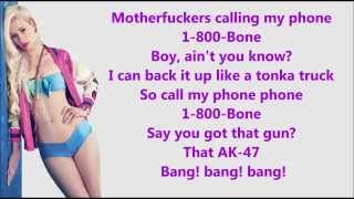 Iggy Azalea - 1 800 Bone Lyrics HD