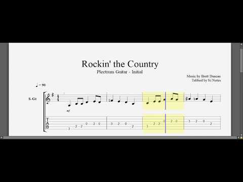 Rockin' The Country - Trinity Plectrum Guitar - Initial Grade