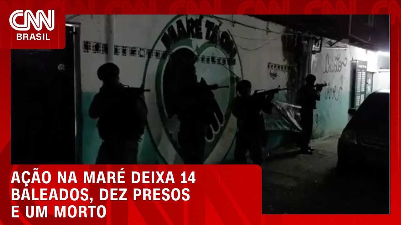 RJ: Operação da PM no Complexo da Maré tem um morto e 14 baleados | CNN 360º