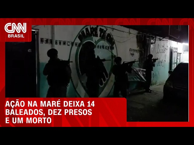 RJ: Operação da PM no Complexo da Maré tem um morto e 14 baleados | CNN 360º