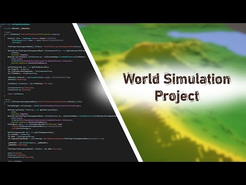 Making a map mode feature with Unity's DOTS - World Simulation Project - Indie Game Devlog #4