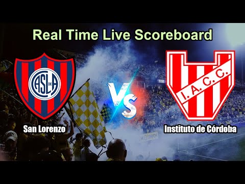 San Lorenzo vs Instituto de Córdoba Live Score - Argentine Division 1