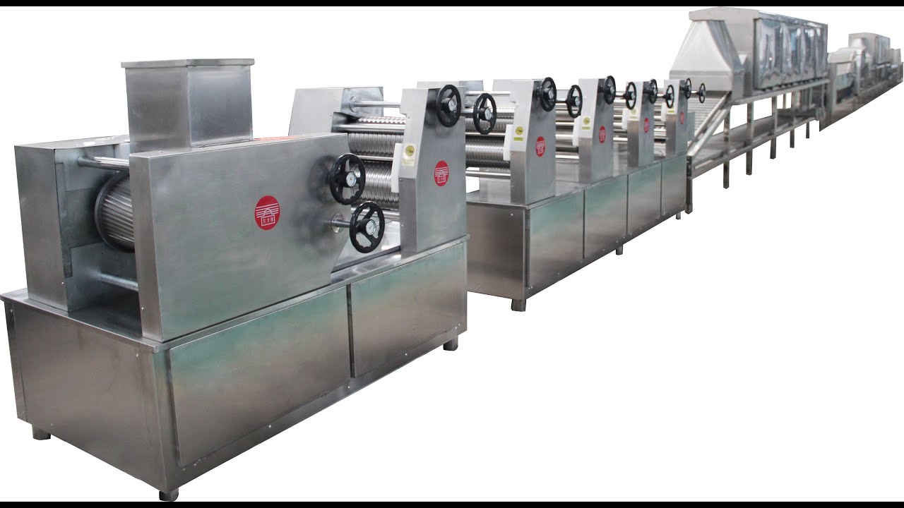 Fried round instant noodle production line