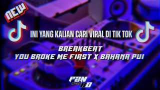 Download lagu BREAKBEAT YOU BROKE ME FIRST X BAHANA PUI FULL MELODI - [ WES. ZAN ] mp3