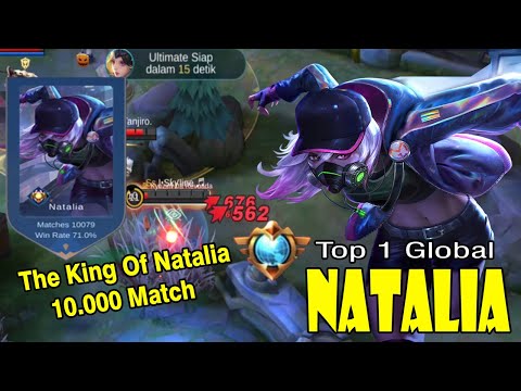 King Natalia 10.000 Match [Top Global 1 Natalia] By |•Sƙƴline ♬ - Mobile Legends Gameplay And Build