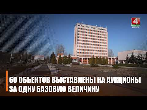 Более 150 неиспользуемых объектов имущества планируют выставить на аукцион на Гомельщине
