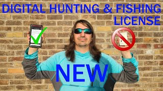 NEW DIGITAL Hunting and Fishing License TPWD