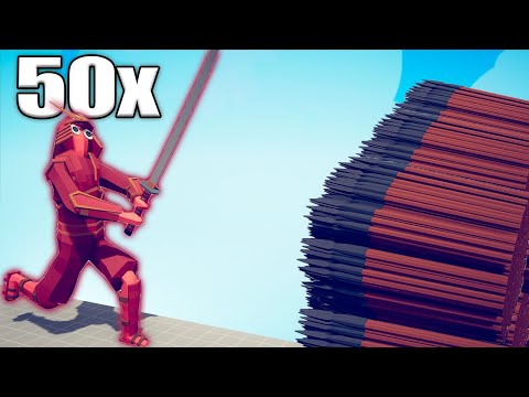 50x SAMURAI GIANT vs EVERY GOD - TABS | Totally Accurate Battle Simulator 2023