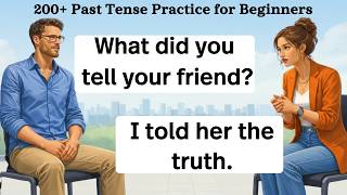 200 Common Questions & Answers in English | Simple Past Tense |English Speaking Practice |Busy Bees