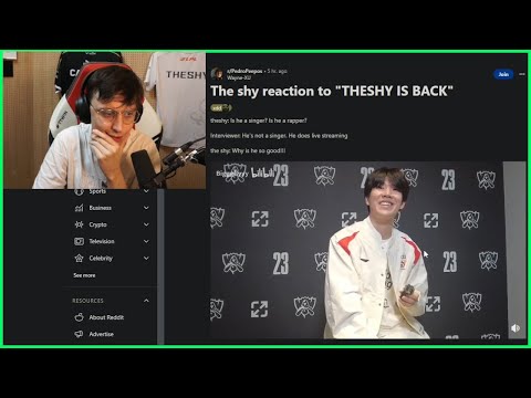 TheShy Reacts To Caedrel's Song 'THESHY IS BACK'
