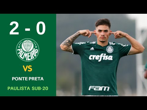 Gols Palmeiras | Paulista Sub-20| Ponte Preta 0  x 2 Palmeiras