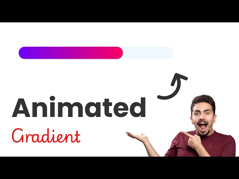 Create An Animated Gradient Progress Bar Full Html Css Javascript Tutorial