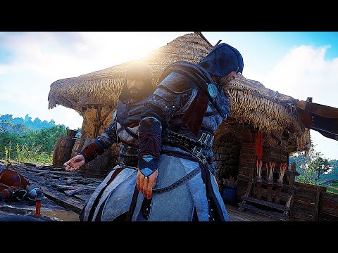 Assassin's Creed Valhalla - Tag Team Stealth Kills With Basim [NO HUD, No Damage] | Basim Outfit