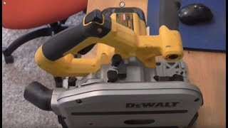 Repair malfunctioning plunge trigger on Dewalt DWS520 Track Saw