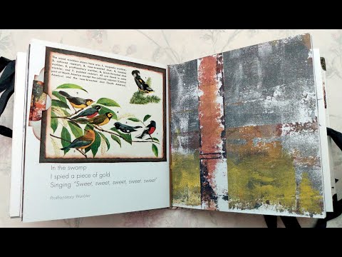 SOLD! Zen Birds Junk Journal Flip-through Video - Cynthia St Anne and Recollect and Ramble