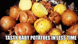 How to Cook BABY POTATOES in Microwave ||Patate Grelot au Micro-Onde #32