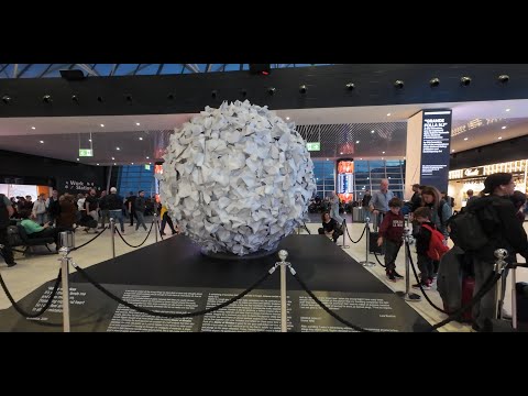 FCO Airport Rome in 4K – Smooth Walkthrough at Leonardo da Vinci International