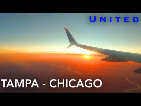FULL FLIGHT - TAMPA - CHICAGO - UNITED 1202