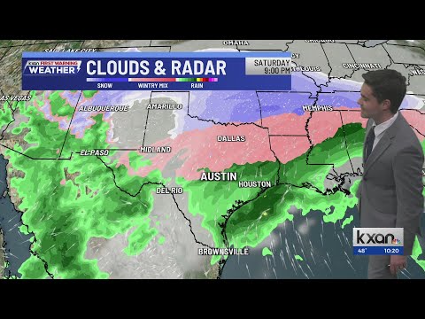 Showers mid-week, potential winter storm in Texas next weekend | KXAN Weather Forecast (Jan. 18)