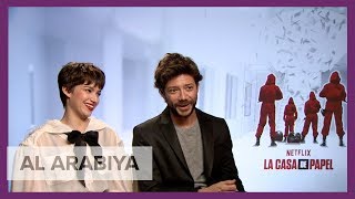 La Casa de Papel’s Álvaro Morte and Úrsula Corberó talk hotly-anticipated Part 3 video