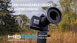 Interchangeable Lenses on GoPro Hero6