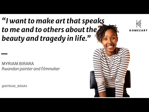 Meet Myriam - Rwandan Artist and Participant in SprintArt Rwanda