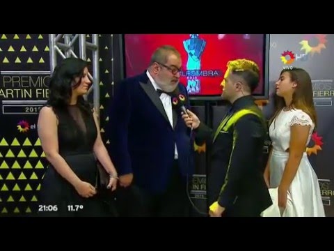 Jorge Lanata en los Martín Fierro