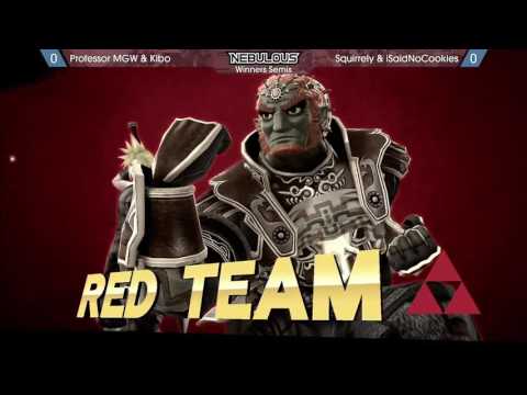 Nebulous Prime Sm4sh Doubles #74:  - Winners Semis: Professor MGW & Kibo vs. Squirrely & iSaidN