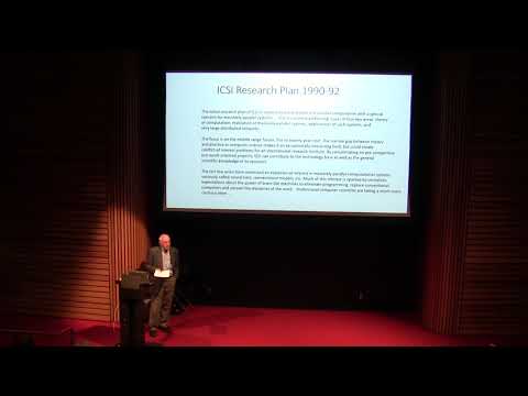 ICSI 30th Anniversary - Professor Jerry Feldman