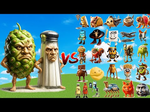 Garam Dan Mengkudu vs All SECRET Brainrot Bosses | Minecraft Mob Battle