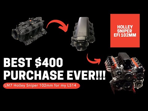 Holley Sniper EFI Manifold for my 5.3LM7 240sx (LS14)
