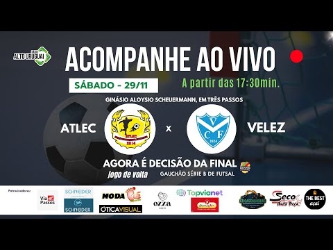 AO VIVO E COM IMAGENS: Atlec x Vélez Camaquã - Gauchão Série B – FINAL - Jogo de Volta