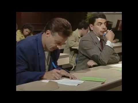 Mr bean at exam hall