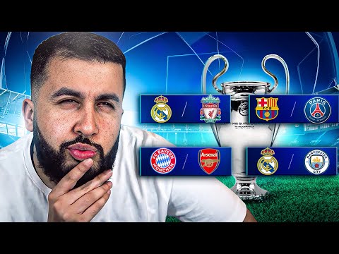 THE CHAMPIONS LEAGUE DRAW IS INSANE.. (REACTION)