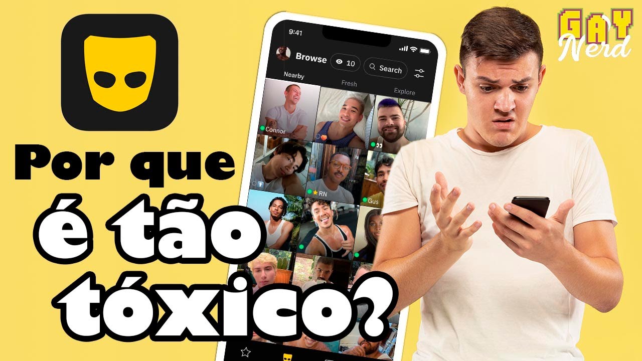 GRINDR: dá pra usar SEM ENLOUQUECER? │ canal GAY NERD