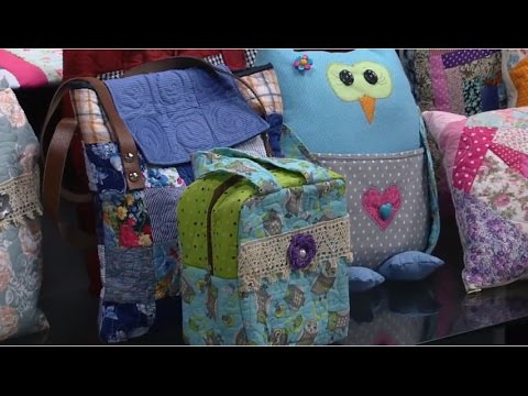 Mulher.com - 13/04/2016 - Bolsa dupla face em patchwork - Cássia Araujo PT2