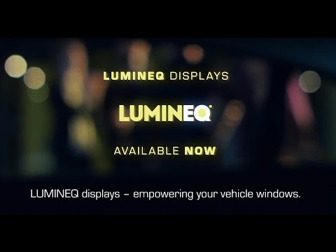 LUMINEQ video for automotive applications English